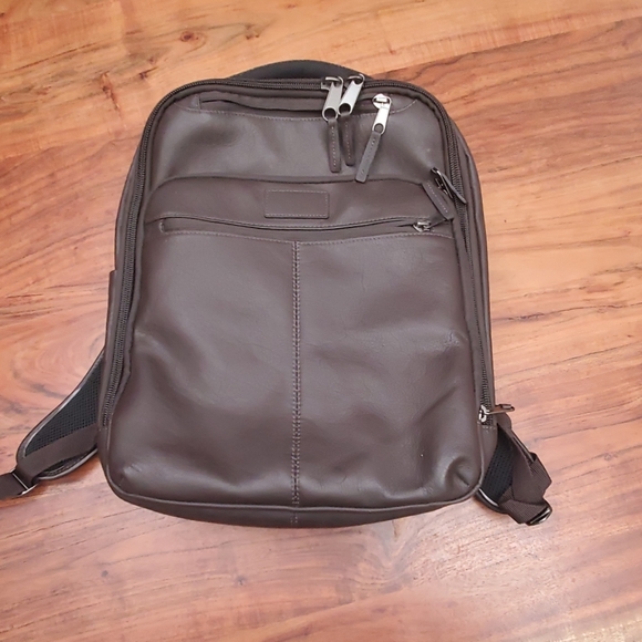 renwick genuine leather backpack
